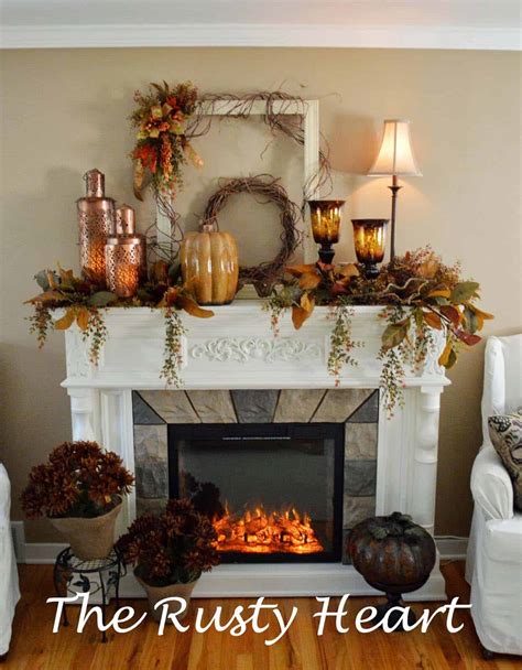 Fall Decorating Ideas For Fireplace Mantel Fireplace Guide By Linda