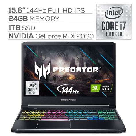 Acer Predator Helios Hz Gaming Laptop Ms Ips Fhd Rtx