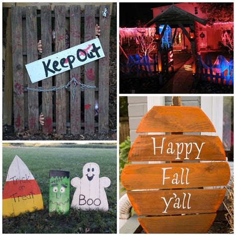 20 Pallet Halloween Decorations Diy Ideas For A Rustic Touch