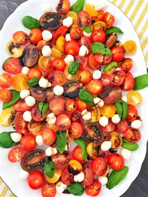 Caprese Salad With Balsamic Glaze My Casual Pantry