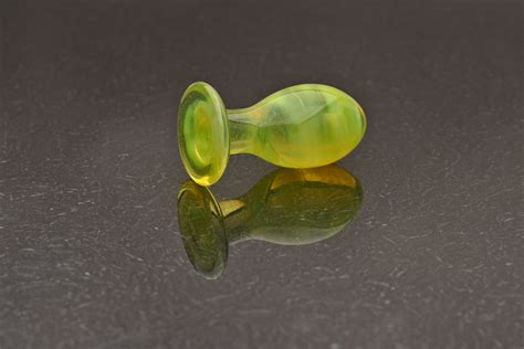 glass butt plug medium vibrant ectoplasm for him her anal plug luxury sex toy by simply