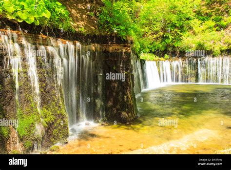 Karuizawa Shiraito Waterfall Nagano Japan Stock Photo Alamy