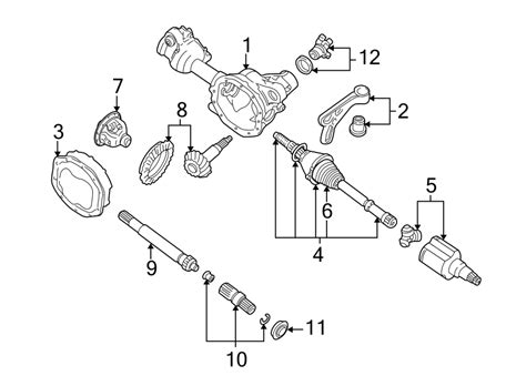 Ford Ranger Axle Shaft Joint And 4wd Ranger Left 6l5z3a427aa