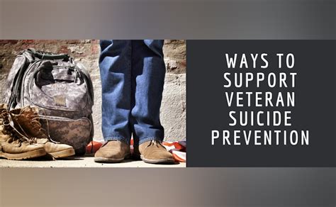preventing veteran suicide is everyone s business afsp