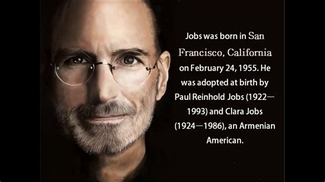 Short Biography Presentation Of Steve Jobs Youtube
