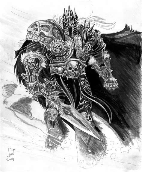 Arthas The Lich King Commission By Jebriodo On Deviantart