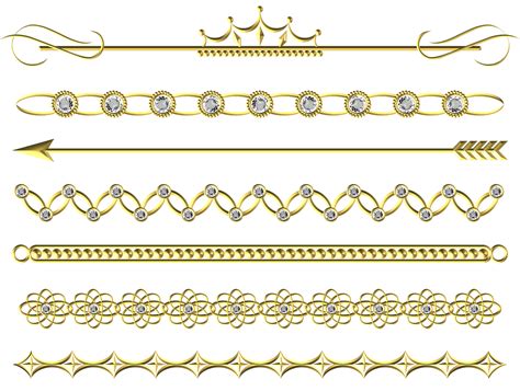 Download Gold Divider Line Royalty Free Stock Illustration Image