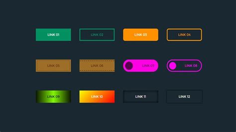 Best HTML and CSS Button or CSS Stylish Link UX/UI design of button or