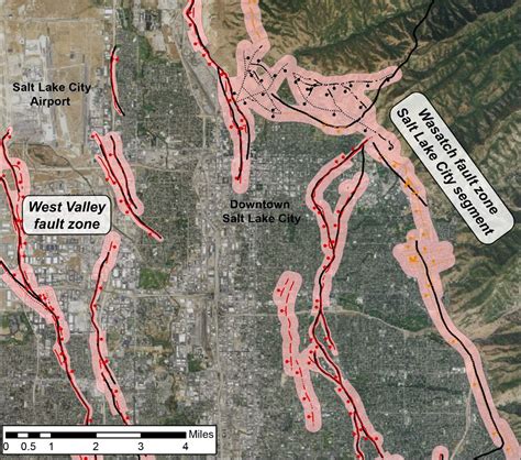 West Valley Fault Line Map