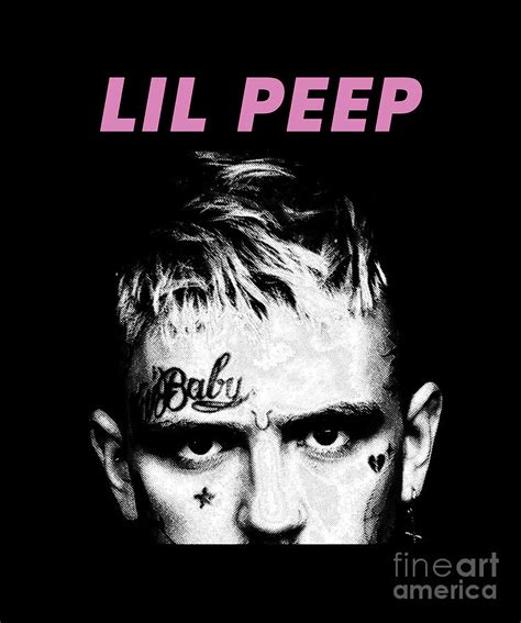 Lil Peep Cry Baby Digital Art By James A Martin Fine Art America
