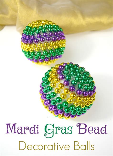 If you're hosting a mardi gras party, consider making your decorations and party favors for the event. Life With 4 Boys: DIY Mardi Gras Bead Decorations