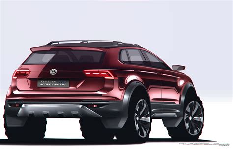 Volkswagen Introduces Tiguan Gte Active Concept