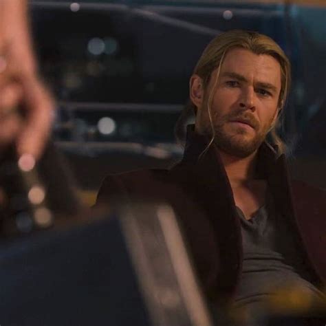 In Avengers Age Of Ultron 2015 Thor Chris Hemsworth Lets A Few