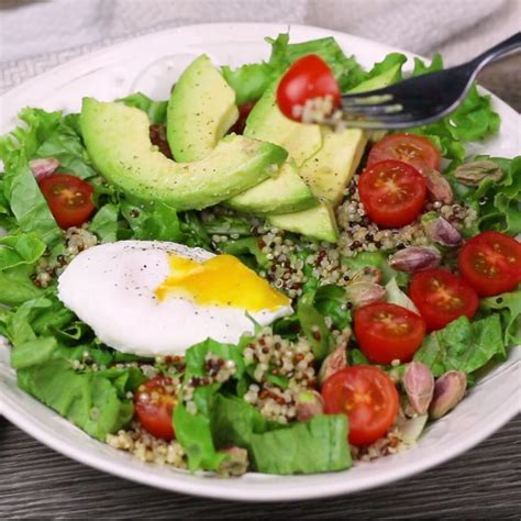 Poached Egg And Avocado Breakfast Salad Jar Of Lemons Recipe