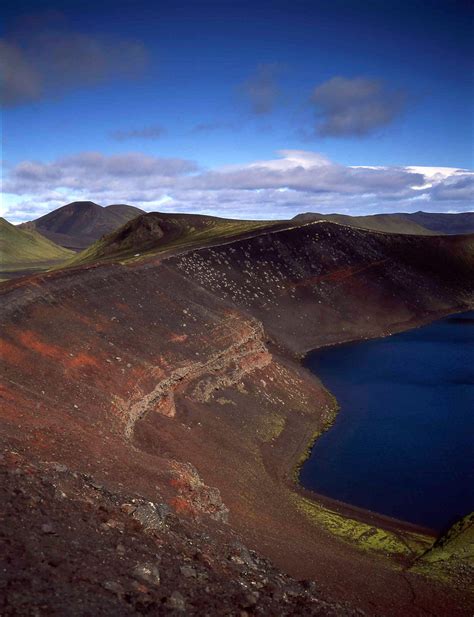 Crater Lake Ljótipollur Landmannalaugar Area Iceland Flickr