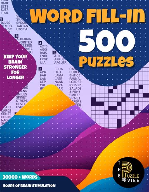 Word Fill In Puzzle Book For Adults And Teens Fill In Puzzle Book With