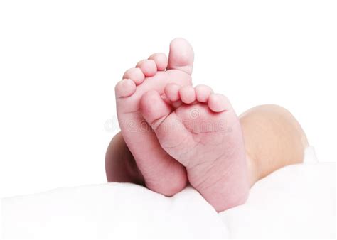 Newborn Baby Feet Stock Photo Image Of Fingers Child 36349742