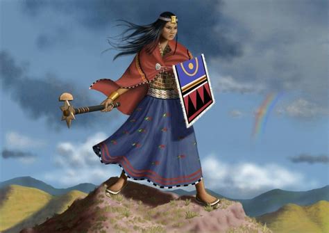 Inca Lady Warrior By Dofreal Peruvian People Peruvian Women Female