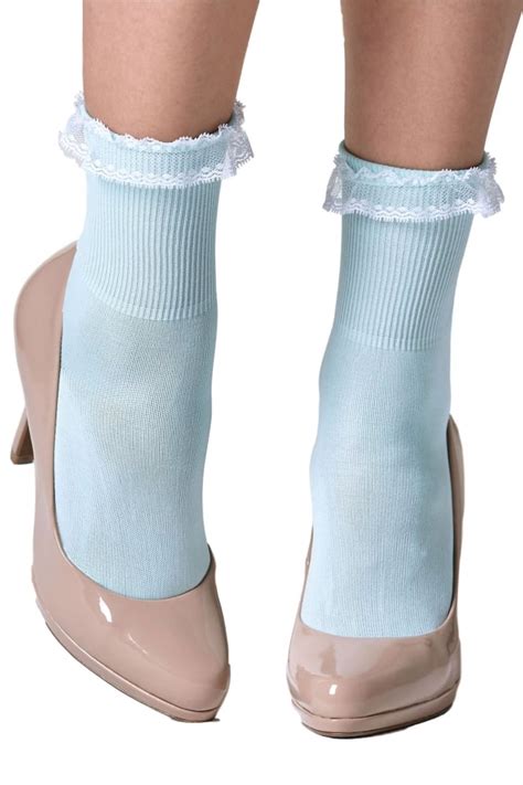 Ruffle Top Ankle Socks 1519