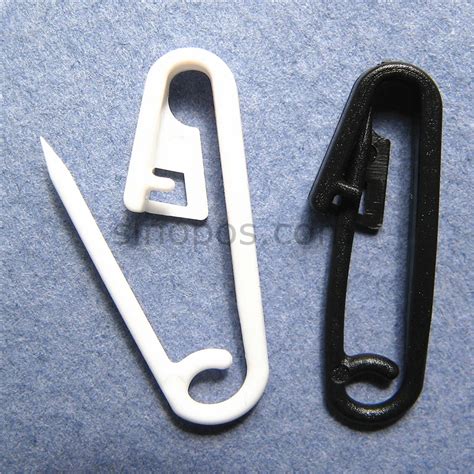 Free Shipping Plastic Safety Pins Cute Colored Breast Pins Brooch