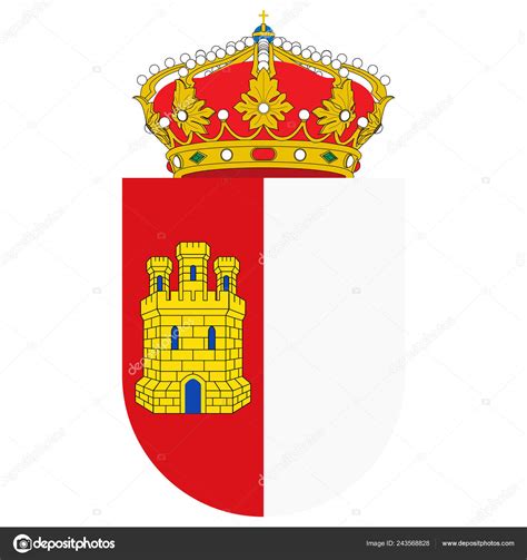 Flag Castile Mancha Castilla Mancha Autonomous Communities Spain Raster