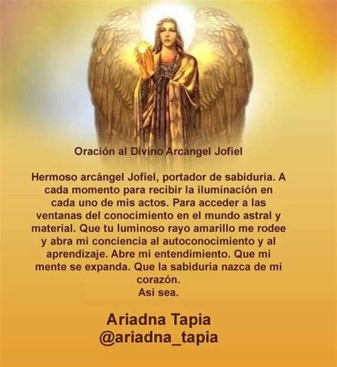 Archangel Jofiel Spiritual Guidance Nighttime Prayer Archangel