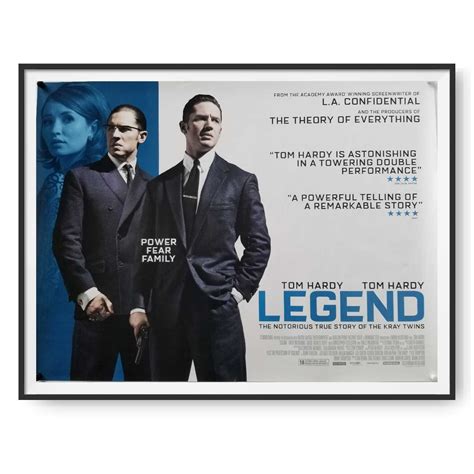 Legend 2015 Original Uk Quad Poster Cinema Poster Gallery