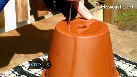 How To Drill Drainage Holes For Container Gardening Youtube