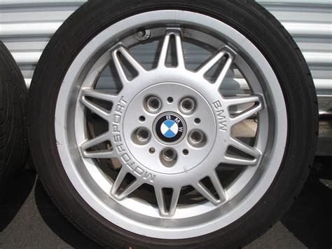 BMW E36 M3 OEM Wheels W Yokohama Tires Set Of 4