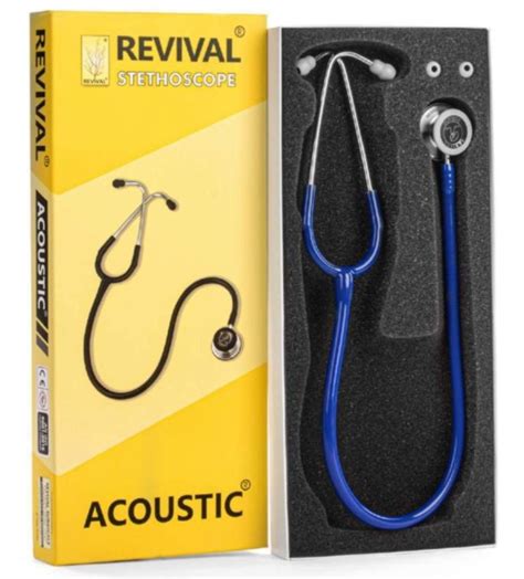 Double Sided Revival Acoustic Stethoscope Black At Rs 1850 In Chennai