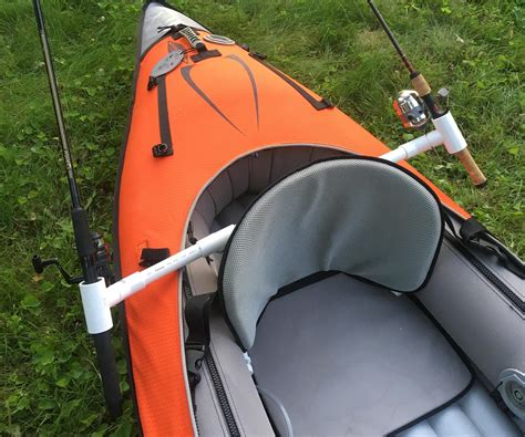 Easy Fishing Rod Holder For A Kayak 3 Steps With Pictures