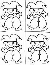 Jester Coloring sketch template