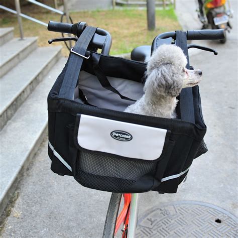 2020 popular 1 trends in home & garden, luggage & bags, sports & entertainment with travel hiking pet carrier and 1. Pet Puppy Bicycle Basket Storage Puppy Ride Bike Canopy ...