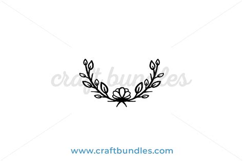 Free Free Floral Laurel Svg 767 SVG PNG EPS DXF File