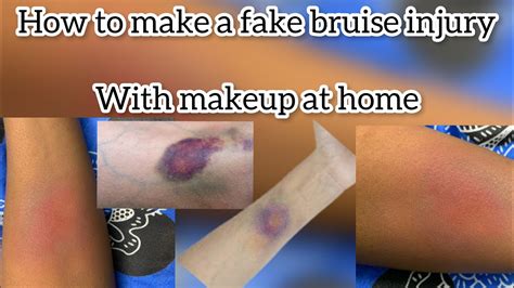 How I Created This Sfx Bruise Injury With Makeup At Home