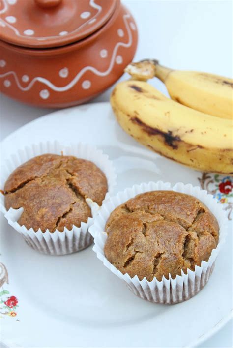 Eggless Banana Muffins With Yogurt Delighted Baking