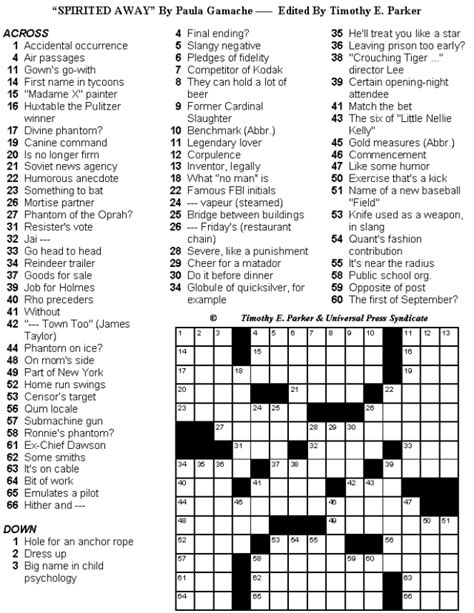 Crossword Puzzles Printable Medium Difficulty Medium Difficulty