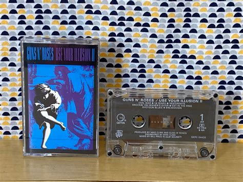 Guns N Roses Use Your Illusion Ii Cassette Tape 1991 Geffen Records
