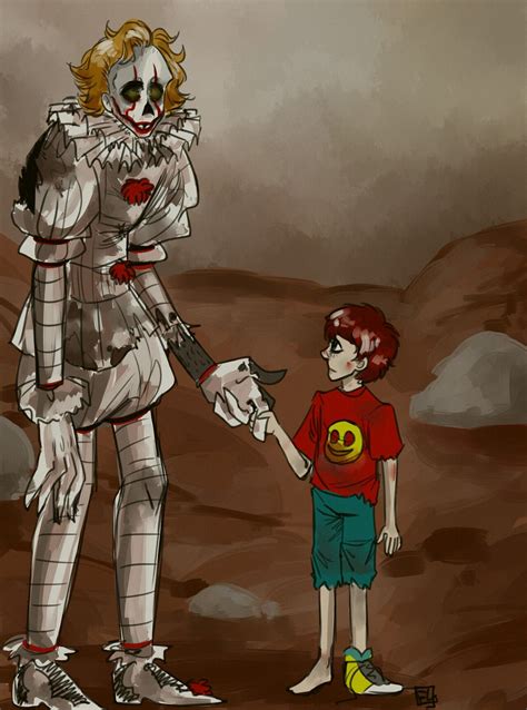Pin By Chloee On Turned Good AU Pennywise And Georgie Horror Comics