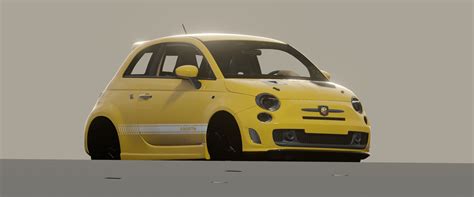 Fiat Abarth 500 Rigged Free Vr Ar Low Poly 3d Model Cgtrader