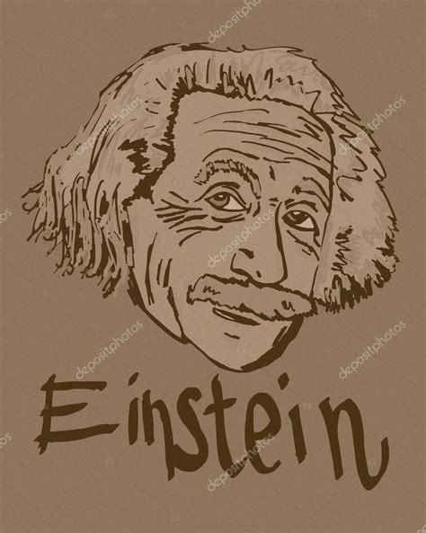 Vintage De Albert Einstein Ilustración De Stock De ©logan81 59093179