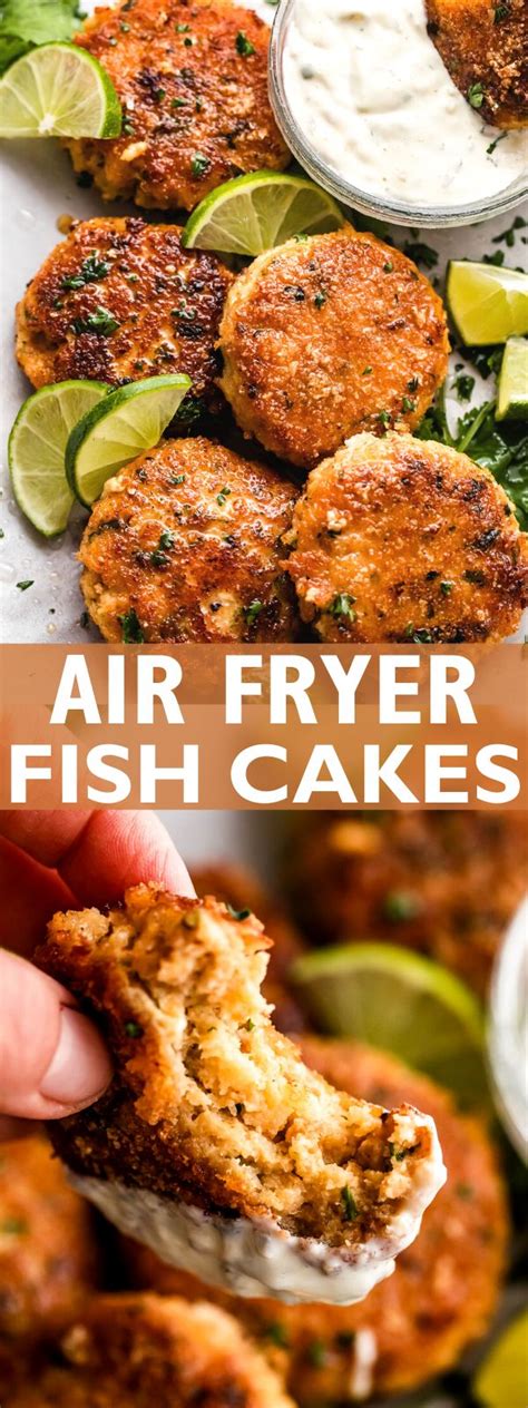 These Easy Air Fryer Fish Cakes Are Light And Moist Inside And Crispy On The Outside They Re