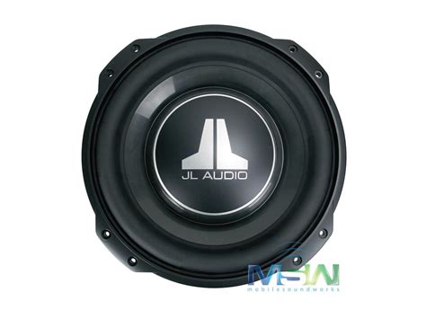 Jl Audio 10tw3 D4 Shallow Mount 10 Subwoofer With Dual 4 Ohm Voice