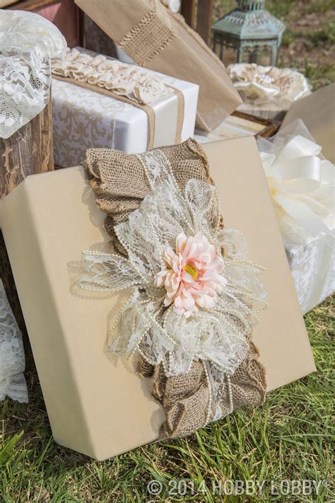 Hobbylobby Projects A Day Of Your Own Wedding T Wrapping T