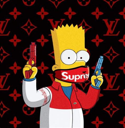 Bartsimpson Thesimpsons Hypebeast Supreme Louisvuitton Jordan Logo