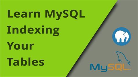 Learning Mysql Using Indexes Youtube