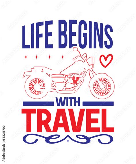 Life Begins With Travel Svg Motorcycle Svg Bundle Biker Svg Motor