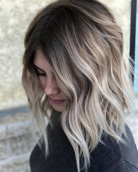 10 Balayage Ombre Hair Styles For Shoulder Length Hair Pop Haircuts