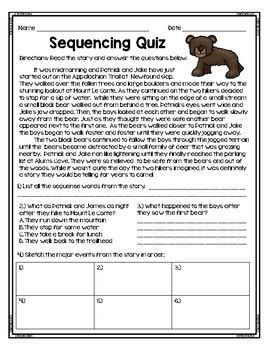 Story Sequencing by Adventures of a 4th Grade Classroom | TpT
