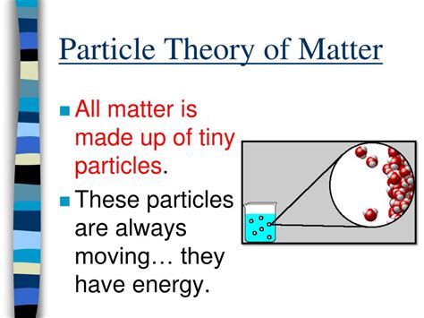 Particle Theory Worksheet Grade 7